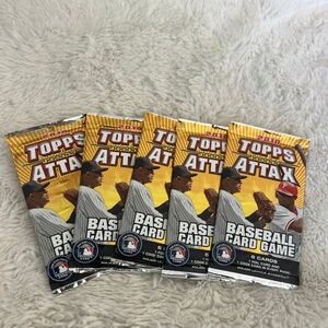 2010 Topps Attax MLB Baseball Card (Lot Of 5) Packs Factory Sealed